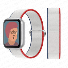 Load image into Gallery viewer, Nylon Loop Strap for apple watch band 44mm 40mm 45mm 41mm 38mm 42mm 44 mm bracelet correa Watchband iWatch serie 3 5 6 se 7 band