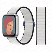 Load image into Gallery viewer, Nylon Loop Strap for apple watch band 44mm 40mm 45mm 41mm 38mm 42mm 44 mm bracelet correa Watchband iWatch serie 3 5 6 se 7 band