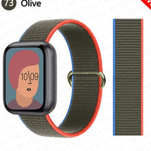 Load image into Gallery viewer, Nylon Loop Strap for apple watch band 44mm 40mm 45mm 41mm 38mm 42mm 44 mm bracelet correa Watchband iWatch serie 3 5 6 se 7 band