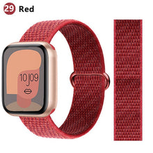Load image into Gallery viewer, Nylon Loop Strap for apple watch band 44mm 40mm 45mm 41mm 38mm 42mm 44 mm bracelet correa Watchband iWatch serie 3 5 6 se 7 band