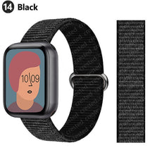 Load image into Gallery viewer, Nylon Loop Strap for apple watch band 44mm 40mm 45mm 41mm 38mm 42mm 44 mm bracelet correa Watchband iWatch serie 3 5 6 se 7 band