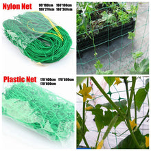 Load image into Gallery viewer, 1pc Garden Plants Climbing Net Plastic &amp; Nylon Net Morning Glory Flower Vine Netting Support Net Grow Net Holder Garden Netting

