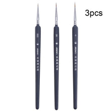 Load image into Gallery viewer, 5 PCS Miniature Paint Brush Set Professional Nylon Brush Acrylic Painting Thin Hook Line Pen Art Supplies Hand Painted A3
