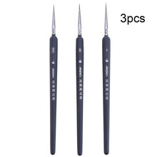 Load image into Gallery viewer, 5 PCS Miniature Paint Brush Set Professional Nylon Brush Acrylic Painting Thin Hook Line Pen Art Supplies Hand Painted A3
