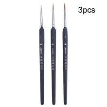 Load image into Gallery viewer, 5 PCS Miniature Paint Brush Set Professional Nylon Brush Acrylic Painting Thin Hook Line Pen Art Supplies Hand Painted A3
