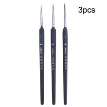 Load image into Gallery viewer, 5 PCS Miniature Paint Brush Set Professional Nylon Brush Acrylic Painting Thin Hook Line Pen Art Supplies Hand Painted A3
