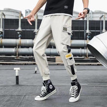 Load image into Gallery viewer, Streetwear Men's Multi Pockets Cargo Harem Pants Hip Hop Casual Male Track Pants Joggers Trousers Fashion Harajuku Men Pants
