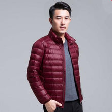 Load image into Gallery viewer, Men's All-Season Ultra Lightweight Packable Down Jacket Water and Wind-Resistant Breathable Coat Big Size Men Hoodies Jackets
