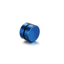 Load image into Gallery viewer, Round Beautiful Circle Non Piercing 1PC Strong Magnet Magnetic Mens Ear Clip  About6mm/8mm/10mm/12mm5 Colors Girls Earrings
