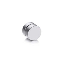 Load image into Gallery viewer, Round Beautiful Circle Non Piercing 1PC Strong Magnet Magnetic Mens Ear Clip  About6mm/8mm/10mm/12mm5 Colors Girls Earrings

