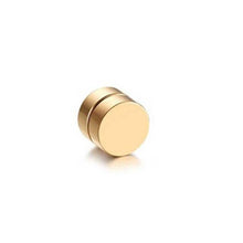 Load image into Gallery viewer, Round Beautiful Circle Non Piercing 1PC Strong Magnet Magnetic Mens Ear Clip  About6mm/8mm/10mm/12mm5 Colors Girls Earrings
