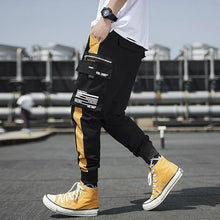 Load image into Gallery viewer, Streetwear Men's Multi Pockets Cargo Harem Pants Hip Hop Casual Male Track Pants Joggers Trousers Fashion Harajuku Men Pants
