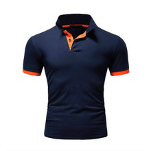 Load image into Gallery viewer, Summer short Sleeve Polo Shirt men fashion polo shirts casual Slim Solid color business men's polo shirts men's clothing
