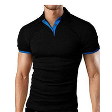Load image into Gallery viewer, Summer short Sleeve Polo Shirt men fashion polo shirts casual Slim Solid color business men's polo shirts men's clothing
