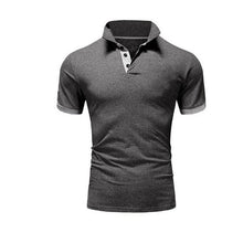 Load image into Gallery viewer, Summer short Sleeve Polo Shirt men fashion polo shirts casual Slim Solid color business men's polo shirts men's clothing
