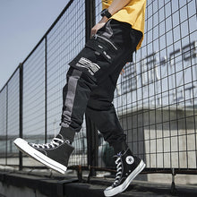 Load image into Gallery viewer, Streetwear Men's Multi Pockets Cargo Harem Pants Hip Hop Casual Male Track Pants Joggers Trousers Fashion Harajuku Men Pants
