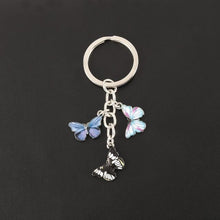 Load image into Gallery viewer, New Colorful Enamel Butterfly Keychain Insects Car Key Women Bag Accessories Jewelry Gifts
