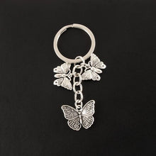 Load image into Gallery viewer, New Colorful Enamel Butterfly Keychain Insects Car Key Women Bag Accessories Jewelry Gifts
