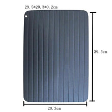 Load image into Gallery viewer, 1pcs Fast Defrost Tray Fast Thaw Frozen Food Meat Fruit Quick Defrosting Plate Board Defrost Tray Thaw Master Kitchen Gadgets

