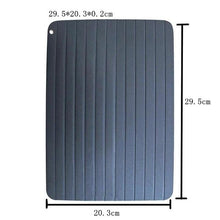 Load image into Gallery viewer, 1pcs Fast Defrost Tray Fast Thaw Frozen Food Meat Fruit Quick Defrosting Plate Board Defrost Tray Thaw Master Kitchen Gadgets
