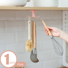 Load image into Gallery viewer, 360 Degrees Rotated Kitchen Hooks Self Adhesive 6 Hooks Home Wall Door Hook Handbag Clothes Ties Bag Hanger Hanging Rack
