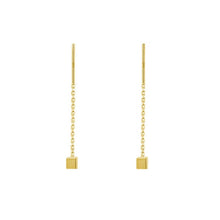 Load image into Gallery viewer, Long Tassel Butterfly Drop Earrings Silver Color 2020 Fashion Hanging Women Earrings Summer Jewelry Girls Party Gift
