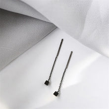Load image into Gallery viewer, Long Tassel Butterfly Drop Earrings Silver Color 2020 Fashion Hanging Women Earrings Summer Jewelry Girls Party Gift
