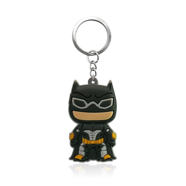 1PCS PVC Key Chain Cartoon Mini Anime Figure Key Ring Keychain Key Holder Fashion Charms Trinket Keys Decoration Trinkets