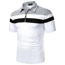 Load image into Gallery viewer, Men Polo Men Shirt Short Sleeve Polo Shirt Contrast Color Polo New Clothing Summer Streetwear Casual Fashion Men Tops

