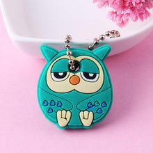 Load image into Gallery viewer, Cute Cartoon Keychain Silicone Cat Dog Protective Key Case Cover for Key Control Dust Cap Holder Gift Women Key Chain
