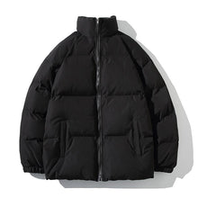 Load image into Gallery viewer, Winter Jacket Men Parkas Thicken Warm Coat Mens Stand Collar Jackets Solid Color Parka Coat Women Fashion New Streetwear 5XL
