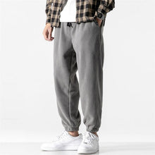 Load image into Gallery viewer, New Loose Jogging Pants Men 2020 New Fashion Fleece Autumn Winter Warm Sweatpants Male Outdoor Straight Trousers Pantalon Hommes
