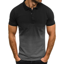 Load image into Gallery viewer, KB Men Polo Men Shirt Short Sleeve Polo Shirt Contrast Color Polo New Clothing Summer Streetwear Casual Fashion Men tops
