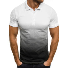 Load image into Gallery viewer, KB Men Polo Men Shirt Short Sleeve Polo Shirt Contrast Color Polo New Clothing Summer Streetwear Casual Fashion Men tops

