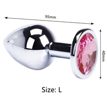 Load image into Gallery viewer, Anal Plug Sex Toys Mini Round Shaped  Metal Stainless Smooth Steel Butt Small Tail Female/Male Dildo Intimate Goods
