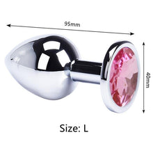 Load image into Gallery viewer, Anal Plug Sex Toys Mini Round Shaped  Metal Stainless Smooth Steel Butt Small Tail Female/Male Dildo Intimate Goods
