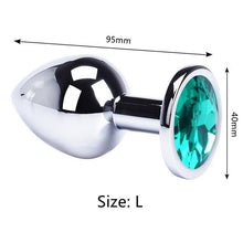 Load image into Gallery viewer, Anal Plug Sex Toys Mini Round Shaped  Metal Stainless Smooth Steel Butt Small Tail Female/Male Dildo Intimate Goods
