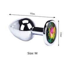 Load image into Gallery viewer, Anal Plug Sex Toys Mini Round Shaped  Metal Stainless Smooth Steel Butt Small Tail Female/Male Dildo Intimate Goods
