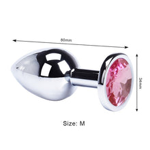 Load image into Gallery viewer, Anal Plug Sex Toys Mini Round Shaped  Metal Stainless Smooth Steel Butt Small Tail Female/Male Dildo Intimate Goods
