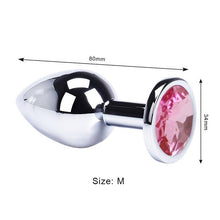 Load image into Gallery viewer, Anal Plug Sex Toys Mini Round Shaped  Metal Stainless Smooth Steel Butt Small Tail Female/Male Dildo Intimate Goods
