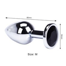 Load image into Gallery viewer, Anal Plug Sex Toys Mini Round Shaped  Metal Stainless Smooth Steel Butt Small Tail Female/Male Dildo Intimate Goods
