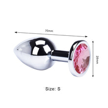 Load image into Gallery viewer, Anal Plug Sex Toys Mini Round Shaped  Metal Stainless Smooth Steel Butt Small Tail Female/Male Dildo Intimate Goods
