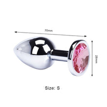 Load image into Gallery viewer, Anal Plug Sex Toys Mini Round Shaped  Metal Stainless Smooth Steel Butt Small Tail Female/Male Dildo Intimate Goods
