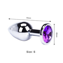 Load image into Gallery viewer, Anal Plug Sex Toys Mini Round Shaped  Metal Stainless Smooth Steel Butt Small Tail Female/Male Dildo Intimate Goods
