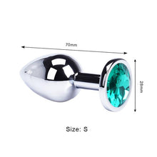 Load image into Gallery viewer, Anal Plug Sex Toys Mini Round Shaped  Metal Stainless Smooth Steel Butt Small Tail Female/Male Dildo Intimate Goods
