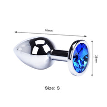 Load image into Gallery viewer, Anal Plug Sex Toys Mini Round Shaped  Metal Stainless Smooth Steel Butt Small Tail Female/Male Dildo Intimate Goods
