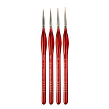 Load image into Gallery viewer, 1Set Numbers Brushes Artistic Accessories Multipurpose Painting Supplies Sketch Pen Oil Painting Pens Red/Black Wooden
