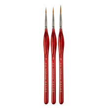 Load image into Gallery viewer, 1Set Numbers Brushes Artistic Accessories Multipurpose Painting Supplies Sketch Pen Oil Painting Pens Red/Black Wooden
