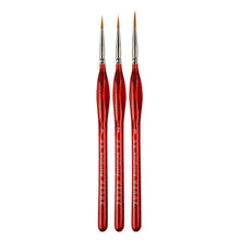 Load image into Gallery viewer, 1Set Numbers Brushes Artistic Accessories Multipurpose Painting Supplies Sketch Pen Oil Painting Pens Red/Black Wooden
