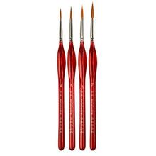 Load image into Gallery viewer, 1Set Numbers Brushes Artistic Accessories Multipurpose Painting Supplies Sketch Pen Oil Painting Pens Red/Black Wooden
